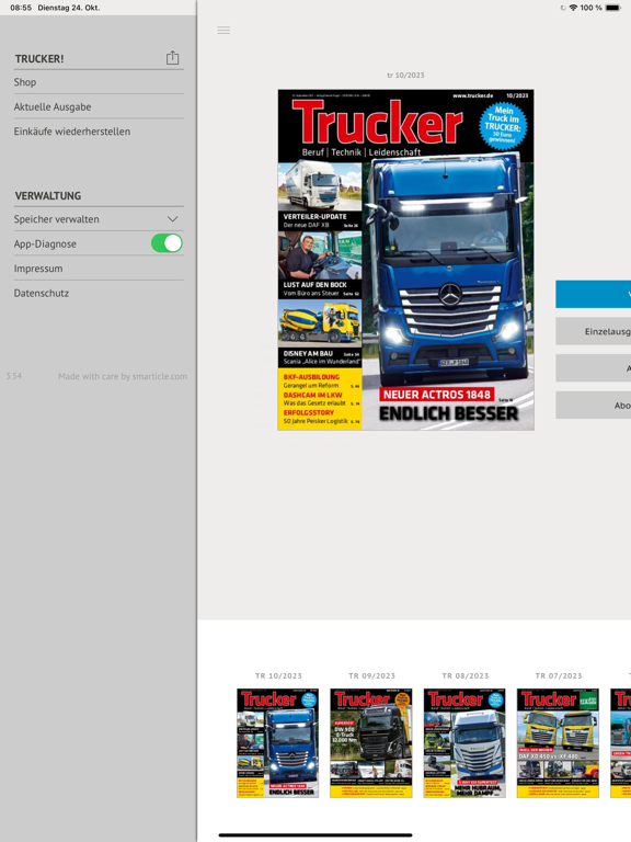Screenshot #6 pour TRUCKER
