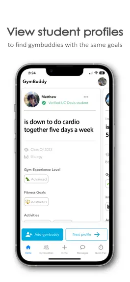 Game screenshot GymBuddy: Connect & Workout mod apk