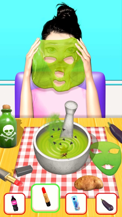 DIY Face Mask Makeup Game Screenshot