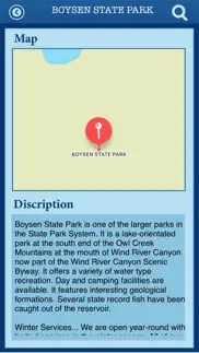 wyoming - state park guide iphone screenshot 4