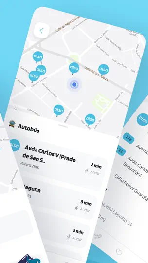 Captura de pantalla de Alsa Mobi4U - Rutas En Bus en iPhone 2