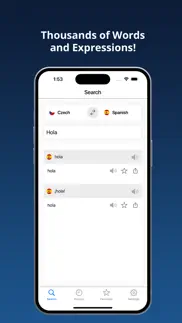 spanish czech dictionary + iphone screenshot 2