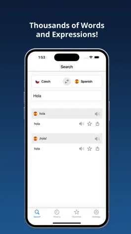 Game screenshot Spanish Czech Dictionary + apk