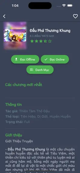 Game screenshot Truyện Việt - Online Offline apk