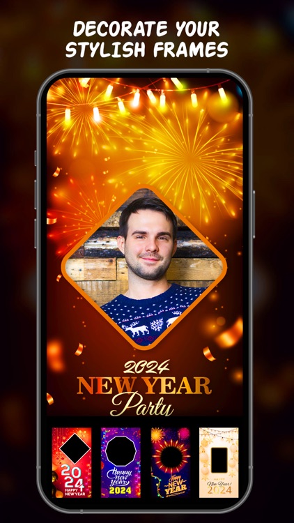 New Year Photo Frames & Cards screenshot-6