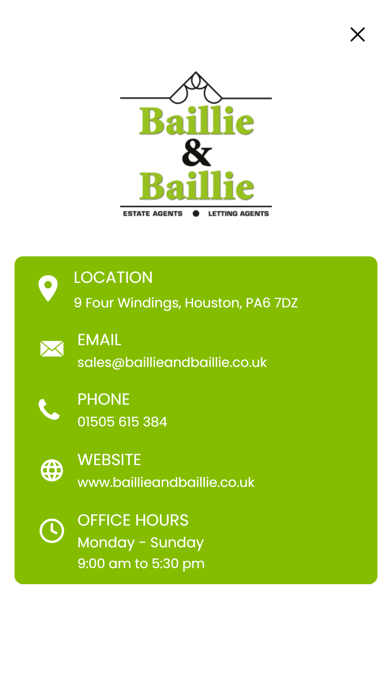 Baillie&Baillie Letting Agents Screenshot
