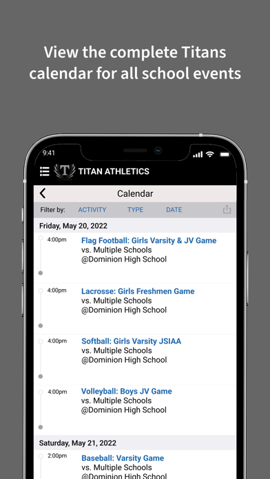 Titan Athletics Screenshot