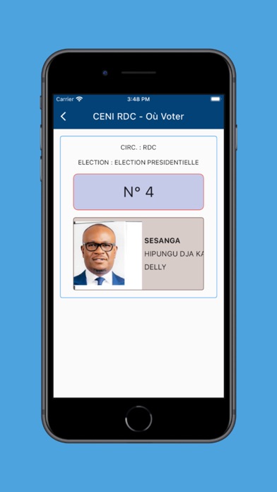 CENI RDC Mobile Screenshot
