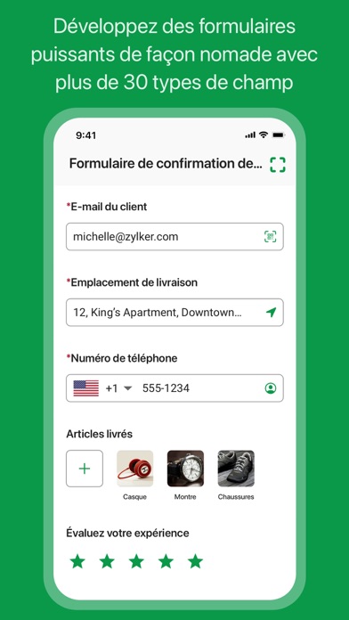 Screenshot #1 pour Form Builder - Zoho Forms