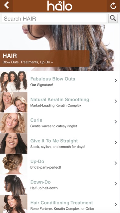 Halo Blow Dry Bars Screenshot