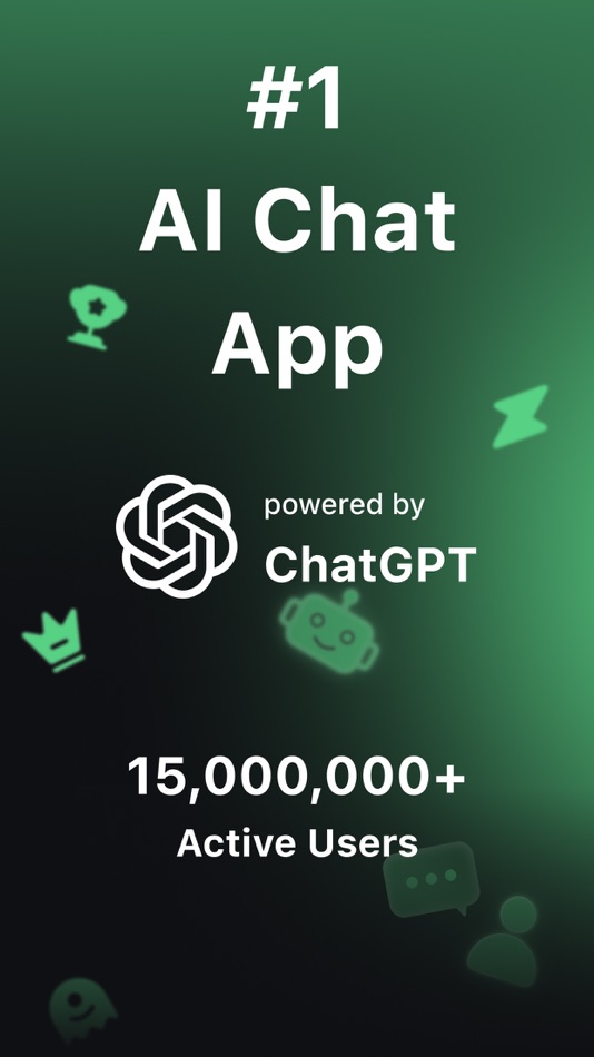 #1. AI Chat - Chatbot Assistant + (iOS) 由: Cloforce LLC