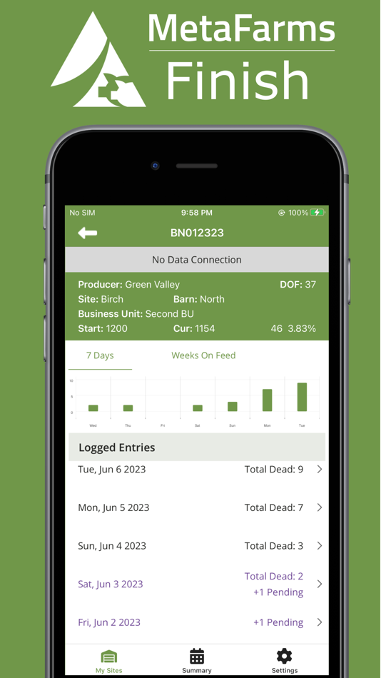 #2. MetaFarms Finish Mobile (iOS) 由: MetaFarms, Inc.