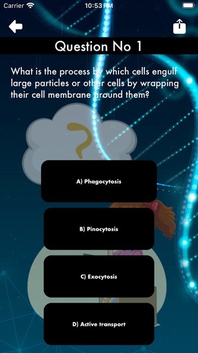 Screenshot #3 pour BioQuiz Master