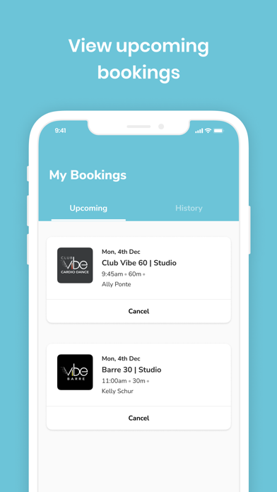 Vibe Fitness Inc Screenshot