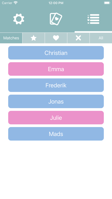 Baby Name – Swipe & Match Screenshot