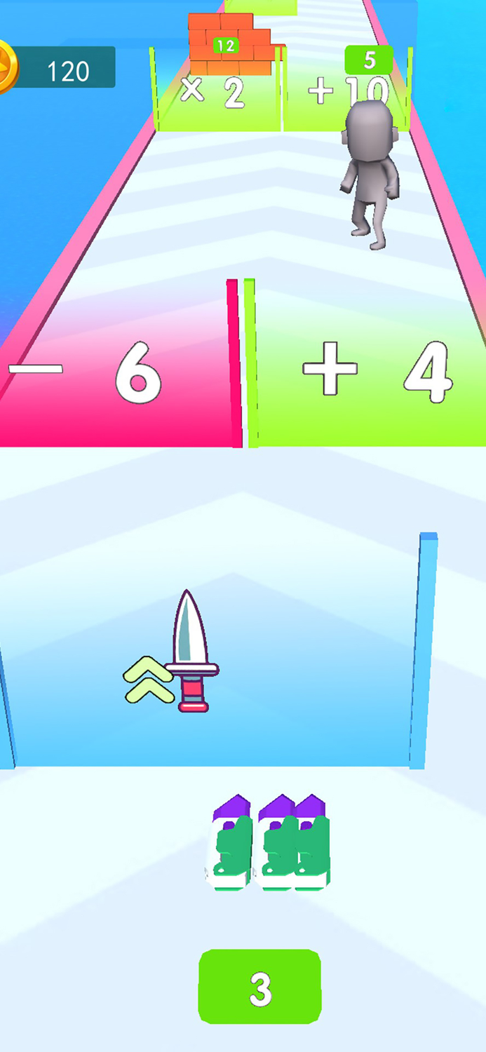 前进战斗吧 - 胡萝卜刀解压模拟器