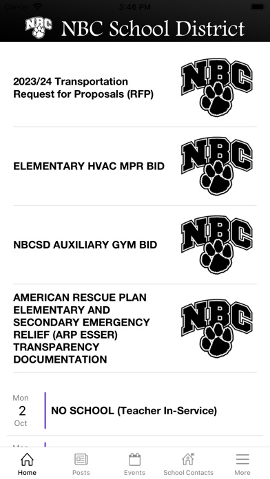 Northern Bedford CSD Screenshot