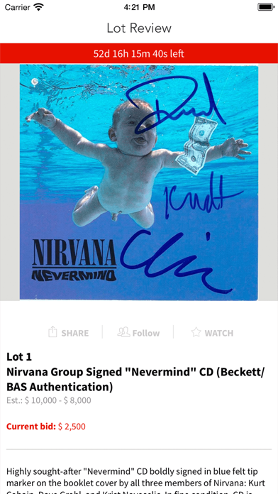Eaton & Brennan Auctions Screenshot