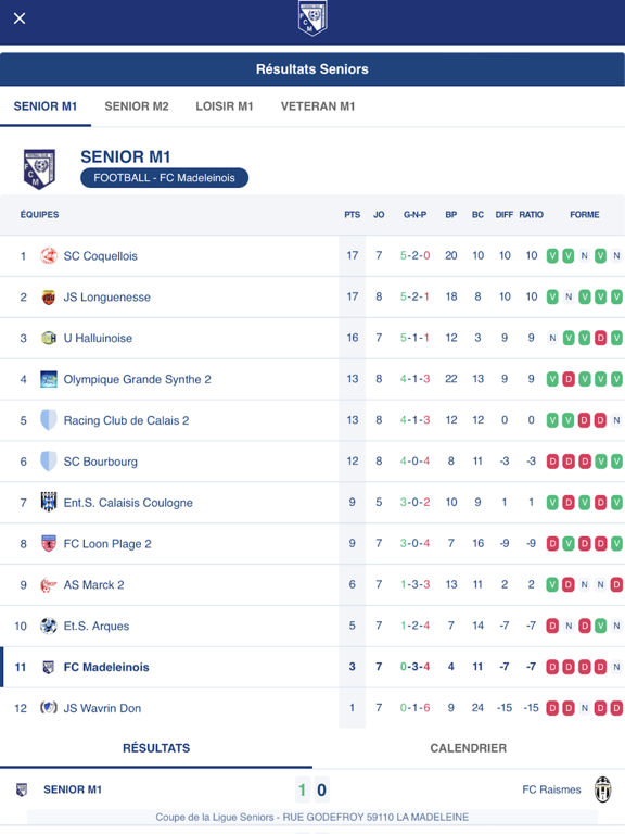 Screenshot #5 pour FC Madeleinois