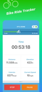 Bike Ride Tracker: Bicycle GPS screenshot #1 for iPhone