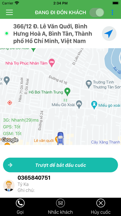 TAXI HẠ LONG Driver Screenshot
