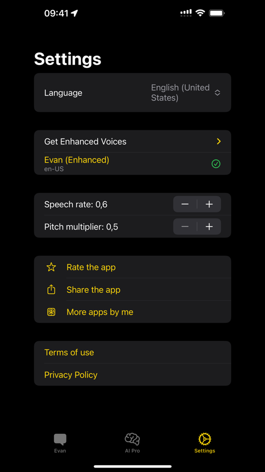 #3. ChatBot Smart Assistant: Evan (iOS) By: Nicolo Stanciu