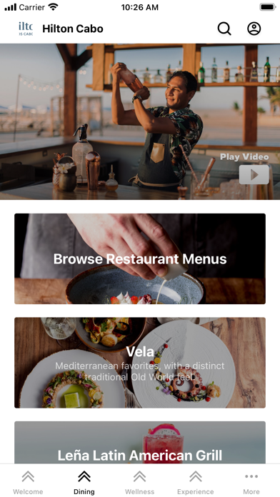 Hilton Los Cabos Screenshot 2 - AppWisp.com Hilton Los Cabos Screenshot 2 - AppWisp.com