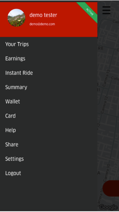 Screenshot #1 pour TAP2RIDE DRIVER