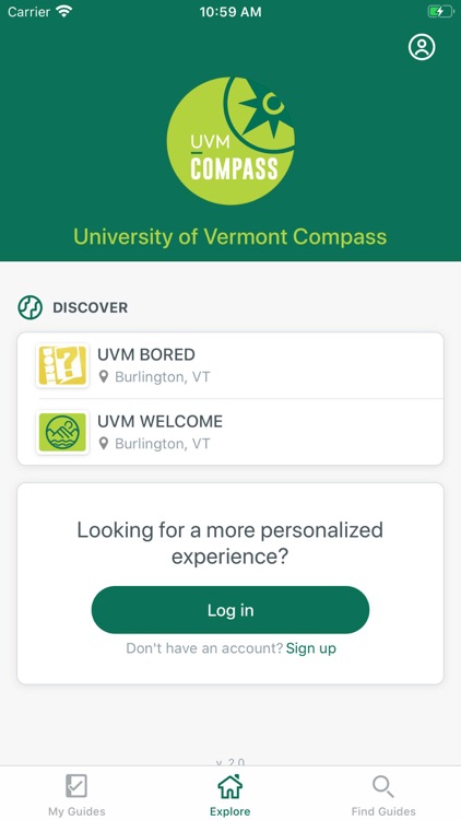 University of Vermont Compass