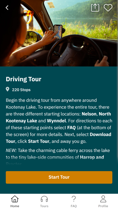 Kootenay Lake Road Trip Screenshot