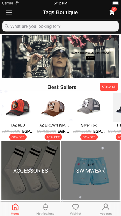 Tags Boutique Egypt Screenshot