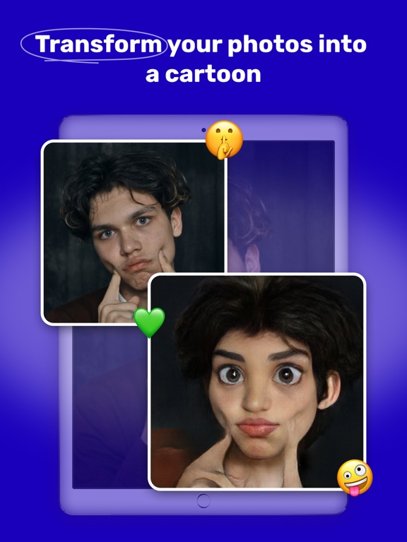 Toon Me: Cartoon yourself, Art iPad screenshot 1 - Photo & Video app