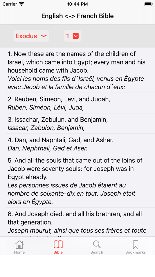 English - French Bible - 5.0 - (iOS)