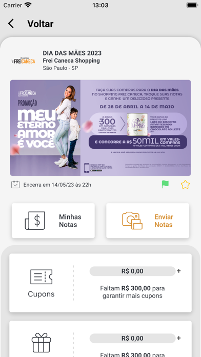 Shopping Frei Caneca Screenshot
