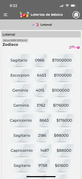Game screenshot Loterías de México hack