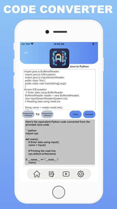 Code Converter AI screenshot 3 of 10