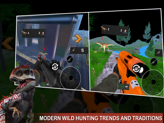 Screenshot #5 pour Jeu de dinosaures Chasse