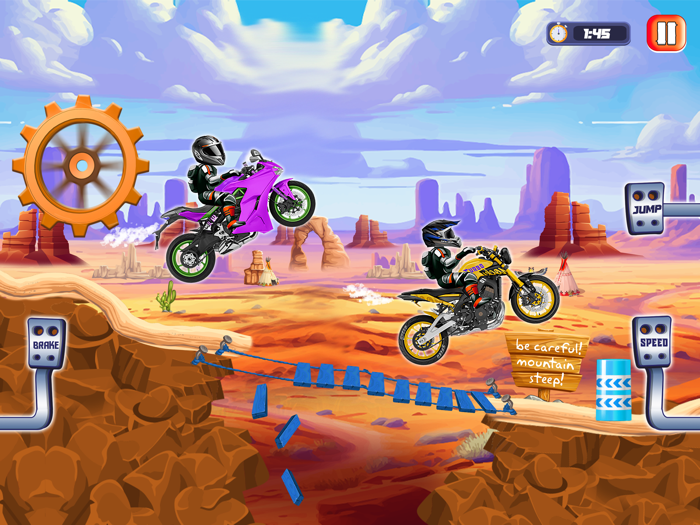 Bikes Stunt Downhills Racing