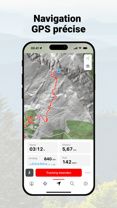 Screenshot #2 pour bergfex: randonnee & tracking