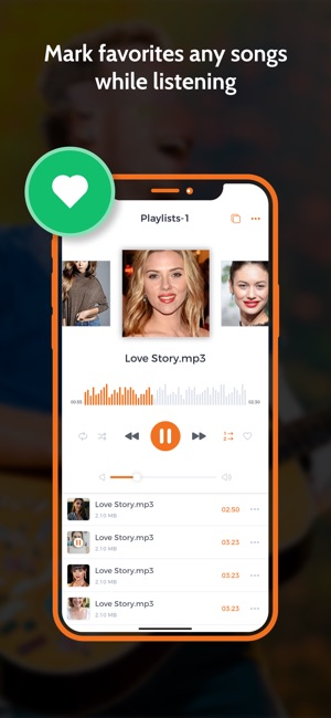 Lecteur MP3 hors ligne dans l'App Store