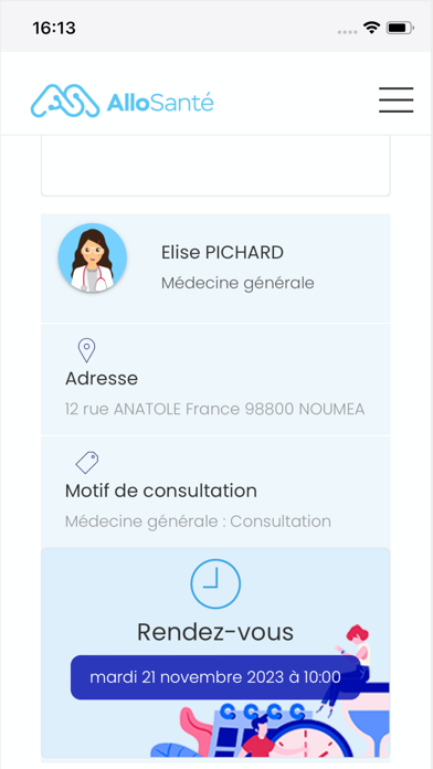 AlloSanté NC Screenshot
