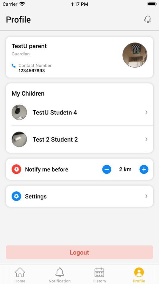 #6. School Bus Tracking Parent (iOS) By: SAHAJ INFORMATICS PRIVATE LIMITED
