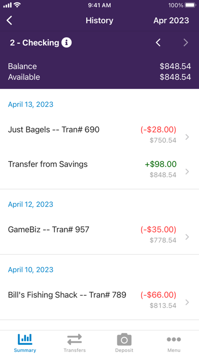 Alliance CU Mobile Banking Screenshot