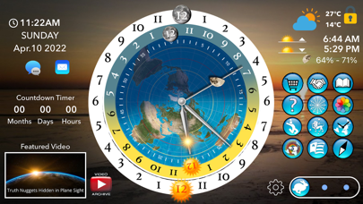 Flat Earth Sun & Moon Clock Screenshot 7