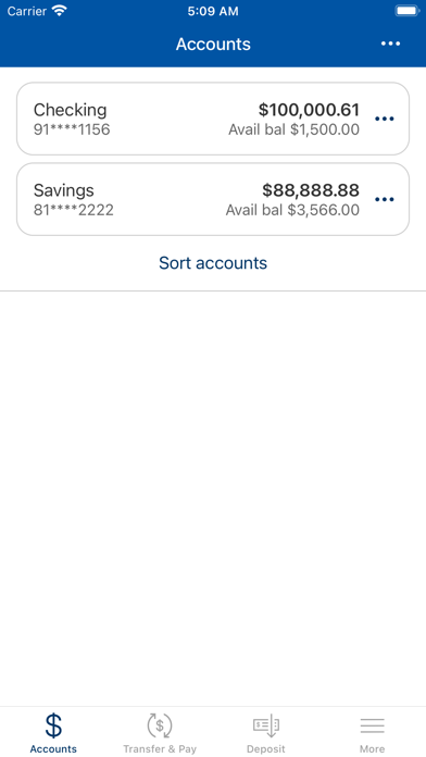 First Whitney Bank and Trust Screenshot