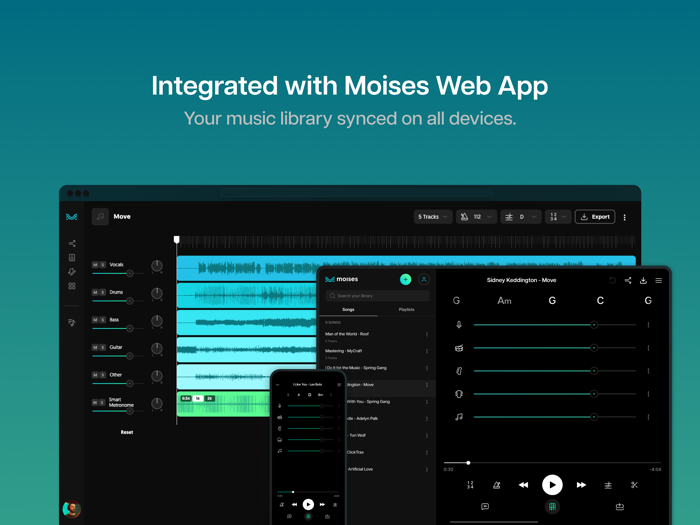 Moises The Musicians App