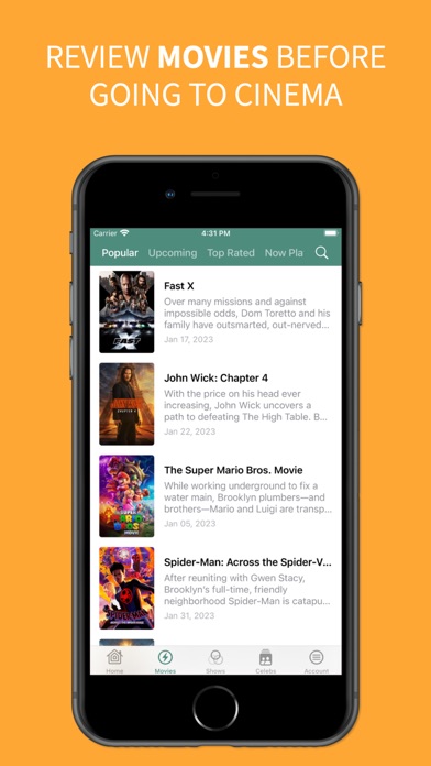 Cinefy - Movies, Shows, Celebs Screenshot