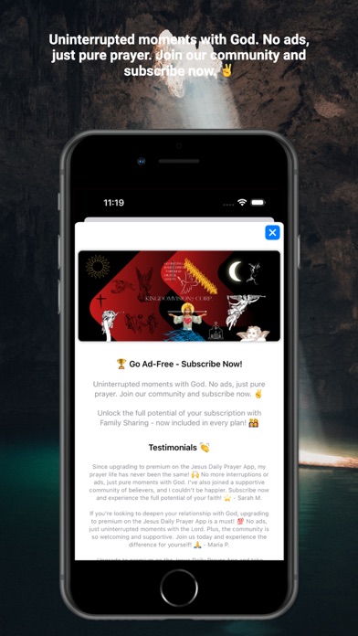 Jesus Daily Prayer App Screenshot