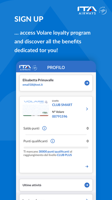 ITA Airways Screenshot