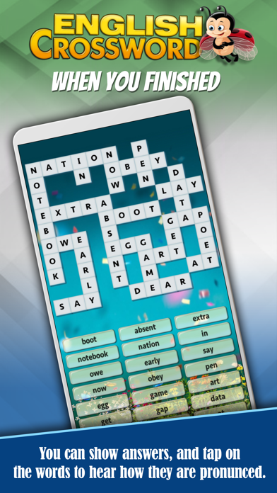 English Crossword Screenshot